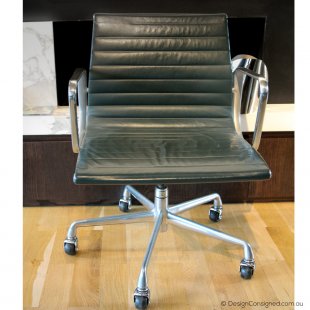 Herman Miller EA leather chair by Eames