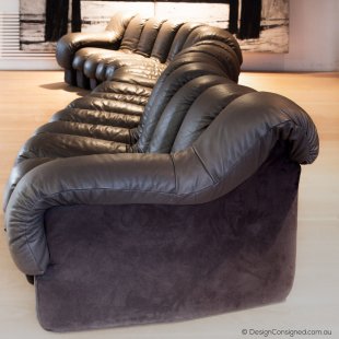 de sede leather sofa