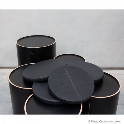 Panton Side Table Verner Panton Party Set side table - Design Consigned