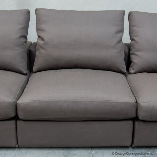 Ground piece sofa Flexform brown