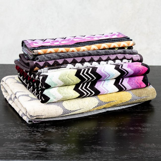 Missoni designer sale towels set