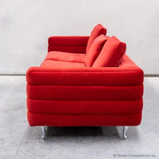 red velvet designer sofa for sale