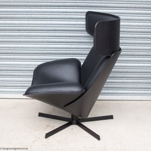 Almora lounge chair and ottoman for sale