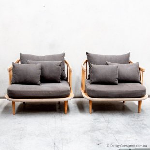 FLY SC1 danish lounge chair by Space Copenhagen for And Tradition