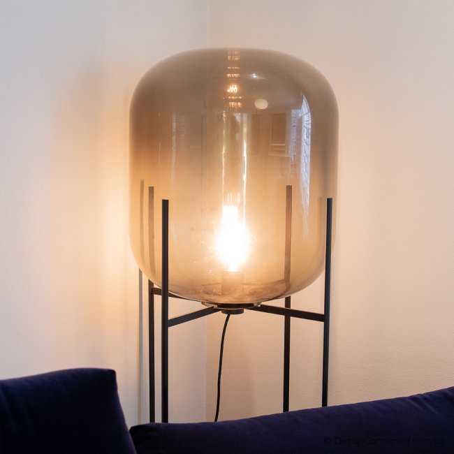smokey grey Oda lamp for sale