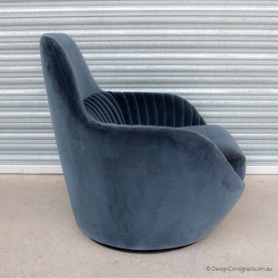 velvet Amedee chair by Marie Christine Dorner for Ligne Roset