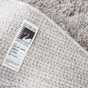 authentic oval twilled shag rug by Halcyon Lake designer rugs