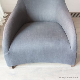 preowned designer lounge chair