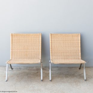 wicker PK22 lounge chair
