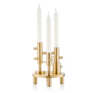 brass candle holder by Jaime Hayon for Fritz Hansen