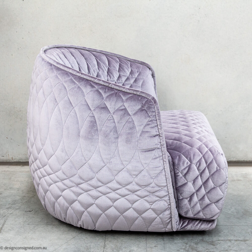redondo lounge chair moroso sale velvet redondo lounge armchair by Patricia Urquiola for moroso