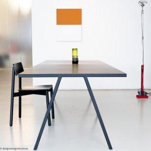 Graphio black table desk by Australian design Chris Connell for MAP furniture