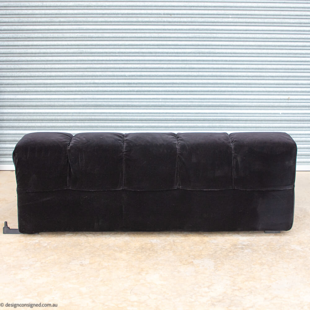 black velvet Tufty Time sofa BBItalia for sale velvet modular tufty time sofa B and B Italia outlet