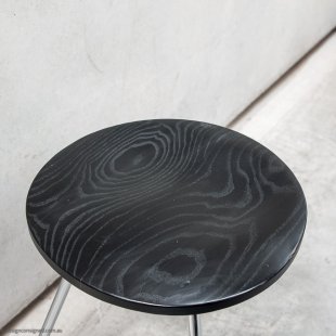 black designer stool for sale at www.designconsigned.com.au