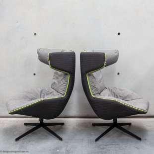 take a line for a walk lounge chair by Alfredo Haberli for Moroso