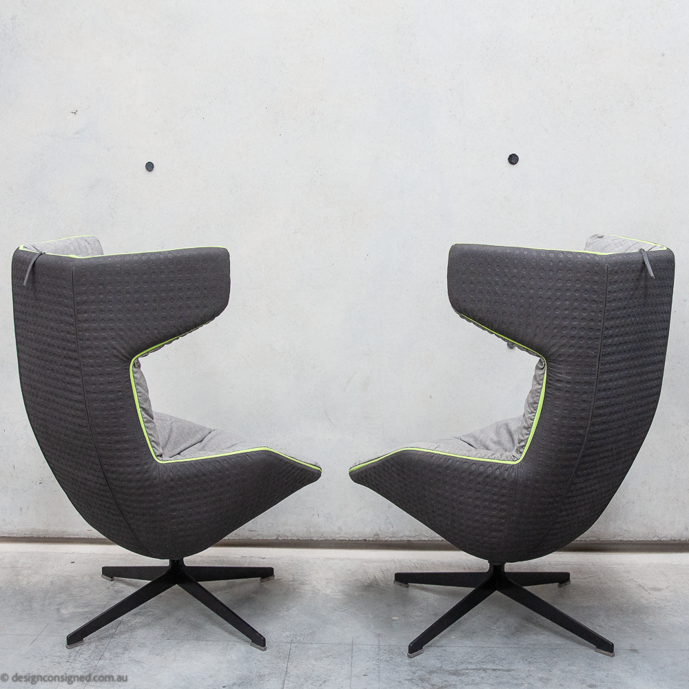 Take a Line for a Walk lounge chair by Alfredo Haberli for Moroso -4-4 swivel lounge chair by Alfredo Haberli for Moroso