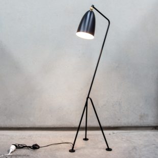 grasshopper floor lamp by Greta Grossman for Gubi