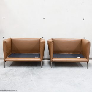 leather gentry armchairs by Moroso designer furniture for design lovers