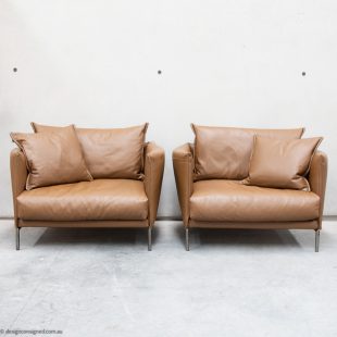 preowned gentry lounge chair by Patricia Urquiola for Moroso