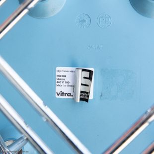 authentic sky blue Eames Eiffel base chair from Vitra