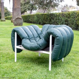 preowned puffy lounge chair by Faye Toogood for Hem