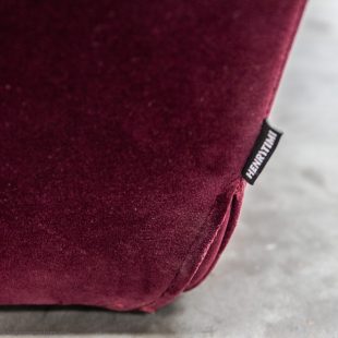 preowned velvet Trapezio sofa by Henry Timi design