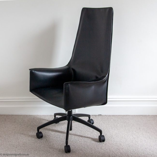 black Cab chair by Mario Bellini for Cassina office design