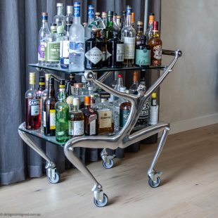 wedding gift idea drinks trolley by Carrol Boyes