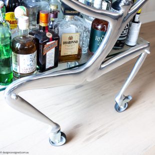 preowned designer homewares at Design Consigned drinks trolley