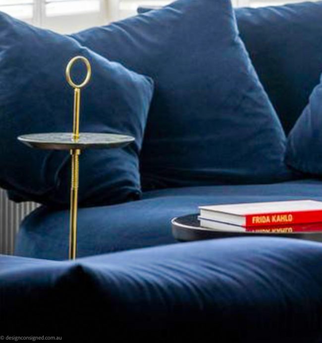 blue Amoenus sofa by Maxalto for sale