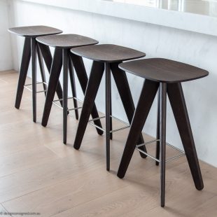 set of 4 ICS stool by Rodrigo Torres for poliform