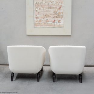 back of janet armchairs by Giorgetti home furniture for sale