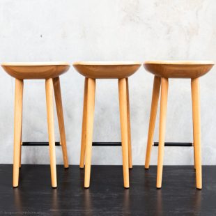 set of three kitchen stools by bassamfellows design