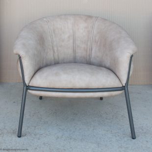 leather grasso armchair preowned designer furniture on consignment