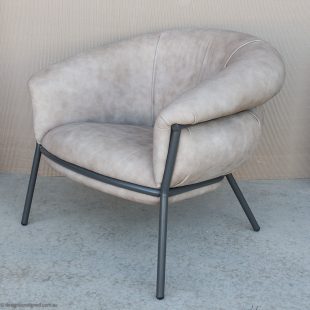 leather Grasso armchair by Stephen Burks for BD Barcelona