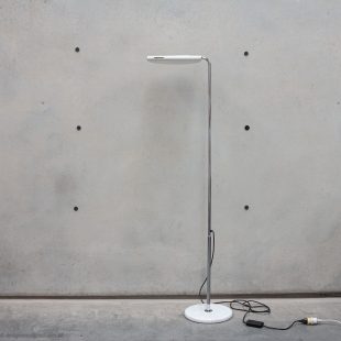 vintage mezzaluna modernist floor lamp