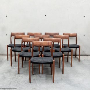 10 Moller 77 chair by Niels Otto Moller