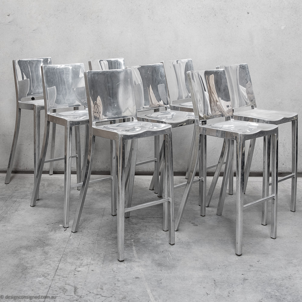 Hudson bar stool by Philippe Starck for emeco 8 designer bar stool by Philippe Starck design