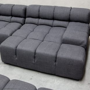 5 grey tufty time sofa by Patricia Urquiola for BBItalia