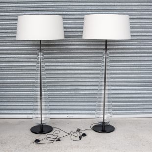 New Classic glass floor lamp by Umberto Asnago for Penta Lighting