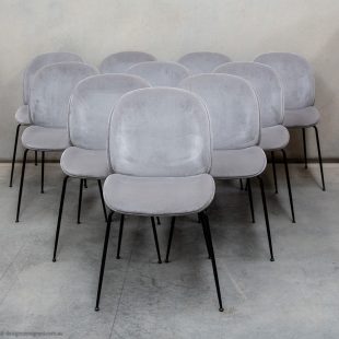 Beetle dining chair by Gam Fratesi fir Gubi danish design