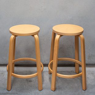 stool 64 by Alvar Aalto for Artek design