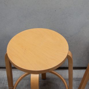 stool 64 by Alvar Aalto for Artek design