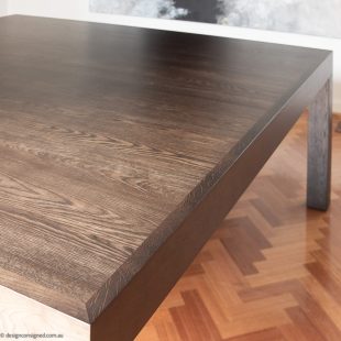 square heta table by Andrew Lowe for Lowe designer tables