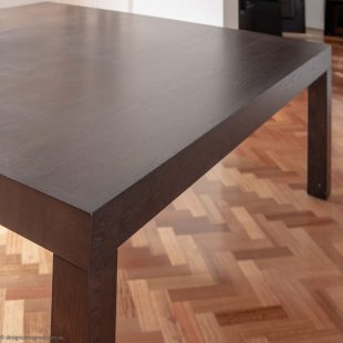 square heta table by Andrew Lowe for Lowe designer tables