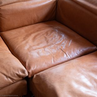 leather shanghai tip sofa by moroso sale