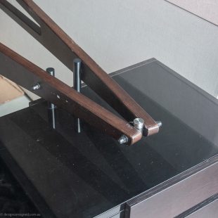 Cavour desk by Carlo Mollino for Zanotta