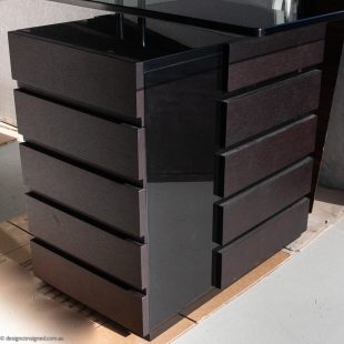 Cavour desk by Carlo Mollino for Zanotta