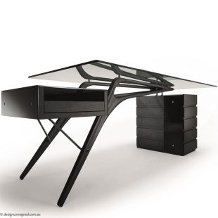 Cavour desk by Carlo Mollino for Zanotta