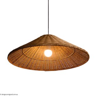 Dou rattan light shade by Ferm Living denmark